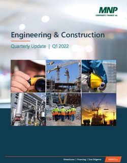 Industry Name - Engineering & Construction Quarterly Update | Q1 2022 - MNP