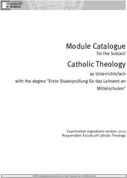 Module Catalogue for the Subject