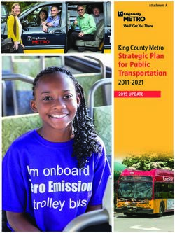 Strategic Plan for Public Transportation - King County Metro 2015 UPDATE ADOPTED JULY 2011 - King County Metro ...