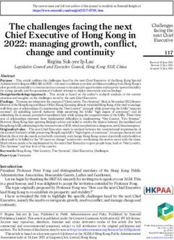 The challenges facing the next Chief Executive of Hong Kong in 2022: managing growth, conflict, change and continuity