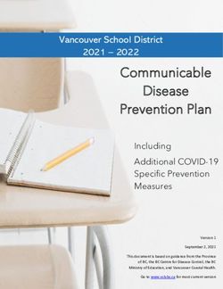 Communicable Disease Prevention Plan - Vancouver School ...
