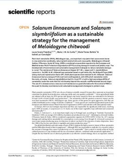 Solanum linnaeanum and Solanum sisymbriifolium as a sustainable strategy for the management of Meloidogyne chitwoodi - Nature