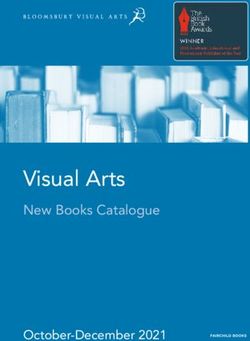 Visual Arts New Books Catalogue - October-December 2021 - Bloomsbury ...