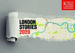 LONDON STORIES 2020 - King's College London
