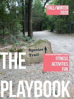 Fall/winter 2020 - Fitness. Activities. Fun. euless parks and community services - Euless, TX