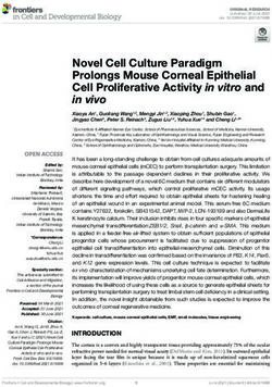 Novel Cell Culture Paradigm Prolongs Mouse Corneal Epithelial Cell Proliferative Activity in vitro and in vivo - Frontiers