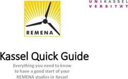 Kassel Quick Guide Everything you need to know to have a good start of your REMENA studies in Kassel - Uni Kassel