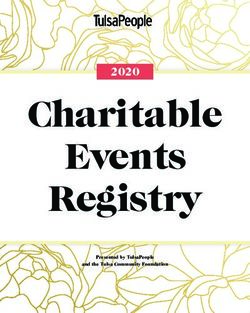 Charitable Events Registry 2020 - Presented by TulsaPeople and the Tulsa Community Foundation - Townnews
