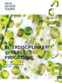 INTERDISCIPLINARY SYNERGY PROGRAMME - Information and guidelines for applicants - Novo Nordisk ...