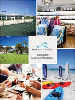 CLUB MEMBERSHIP 2019/2020 - Resort at Longboat Key Club