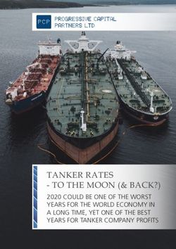 TANKER RATES - TO THE MOON (& BACK?) - 2020 COULD BE ONE OF THE WORST YEARS FOR THE WORLD ECONOMY IN A LONG TIME, YET ONE OF THE BEST YEARS FOR ...