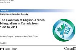 The evolution of English-French bilingualism in Canada from 1961 to 2011 - Article Insights on Canadian Society