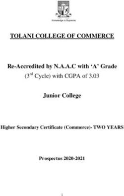 TOLANI COLLEGE OF COMMERCE - Re-Accredited by N.A.A.C with 'A' Grade Junior College (3rd Cycle) with CGPA of 3.03