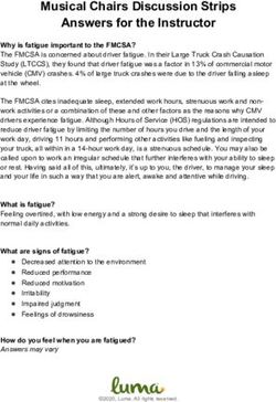 Musical Chairs Discussion Strips Answers for the Instructor