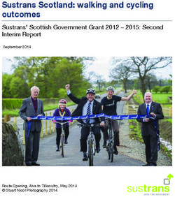 Sustrans Scotland: walking and cycling outcomes - Sustrans' Scottish Government Grant 2012 - 2015: Second Interim Report