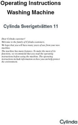 Operating Instructions Washing Machine - Cylinda Sverigetvätten 11