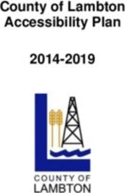 County of Lambton Accessibility Plan 2014-2019 - The County of Lambton