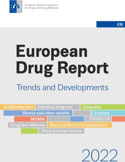 Trends and Developments - MDMA Drug law off ences - EN