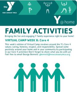 FAMILY ACTIVITIES - New Canaan YMCA