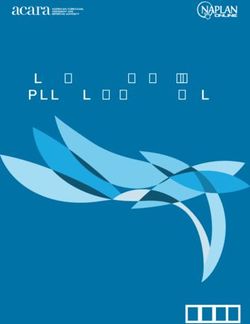 National protocols for test administration - NAPLAN online - NAPLAN Online 2019