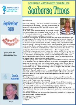 Seahorse Times - Ardrossan Community Hospital
