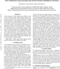 LOW COMPLEXITY EQUALIZATION FOR AFDM IN DOUBLY DISPERSIVE CHANNELS