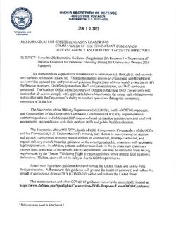 UNDER SECRETARY OF DEFENSE