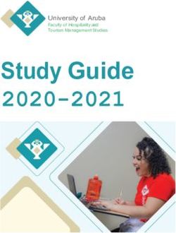 2020-2021 Study Guide - University of Aruba