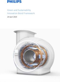 Green and Sustainability Innovation Bond Framework - 24 April 2019 - Philips