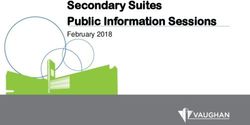 Secondary Suites Public Information Sessions - February 2018