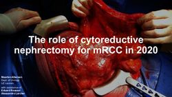 The role of cytoreductive nephrectomy for mRCC in 2020 - Maarten Albersen Dept. of Urology UZ Leuven with assistance of