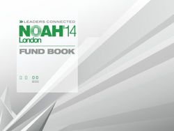 FUND BOOK 1ST EDITION - OCTOBER 2014 - NOAH Conference