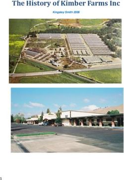 The History of Kimber Farms Inc