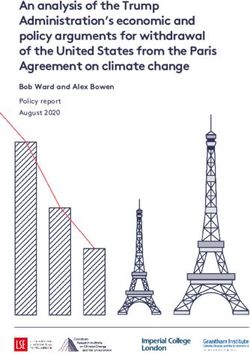 An analysis of the Trump Administration's economic and policy arguments for withdrawal of the United States from the Paris Agreement on climate ...