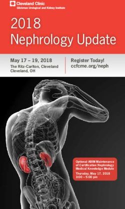 2018 Nephrology Update - May 17 - 19, 2018 The Ritz-Carlton, Cleveland Cleveland, OH - Cleveland Clinic CME