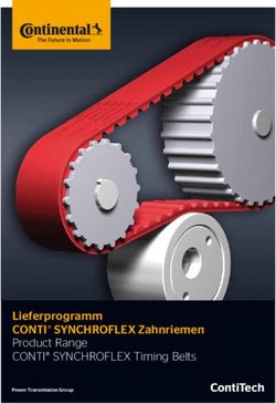 Lieferprogramm CONTI SYNCHROFLEX Zahnriemen Product Range CONTI SYNCHROFLEX Timing Belts