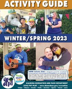 ACTIVITY GUIDE - WINTER/SPRING 2023 - AlamedaCA.gov