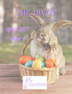The Divot April 2021 Issue 4 - Green Meadow Country Club
