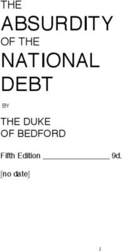 ABSURDITY THE - THE DUKE OF BEDFORD