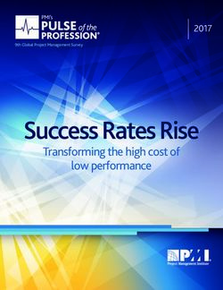 Success Rates Rise Transforming the high cost of low performance 2017