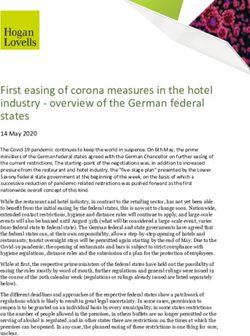 First easing of corona measures in the hotel industry - overview of the German federal states