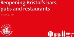 Reopening Bristol's bars, pubs and restaurants - Updated August 2020