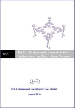 THE SKILL DEVELOPMENT LANDSCAPE IN INDIA AND IMPLEMENTING QUALITY SKILLS TRAINING - FICCI