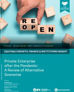 Private Enterprise after the Pandemic: A Review of Alternative Scenarios