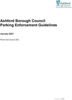 Ashford Borough Council Parking Enforcement Guidelines - January 2021 Review date January 2022
