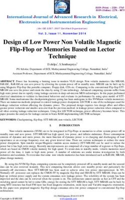 Design of Low Power Non Volatile Magnetic Flip-Flop or Memories Based on Lector Technique