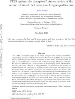 UEFA against the champions? An evaluation of the recent reform of the Champions League qualification - arXiv