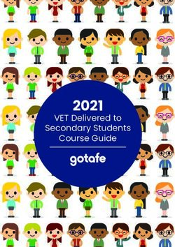 2021 VET Delivered to Course Guide - Secondary Students - Amazon AWS