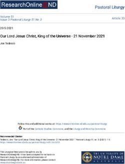 Pastoral Liturgy - 21 November 2021