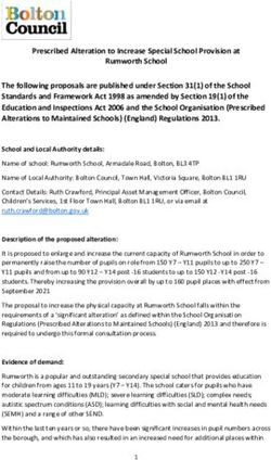Prescribed Alteration to Increase Special School Provision at Rumworth School